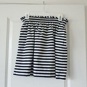J.Crew size 2 striped skirt